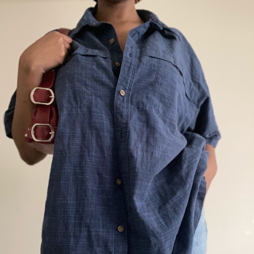 Textured/Patterned Button Up Shirt - Picture 3 of 3